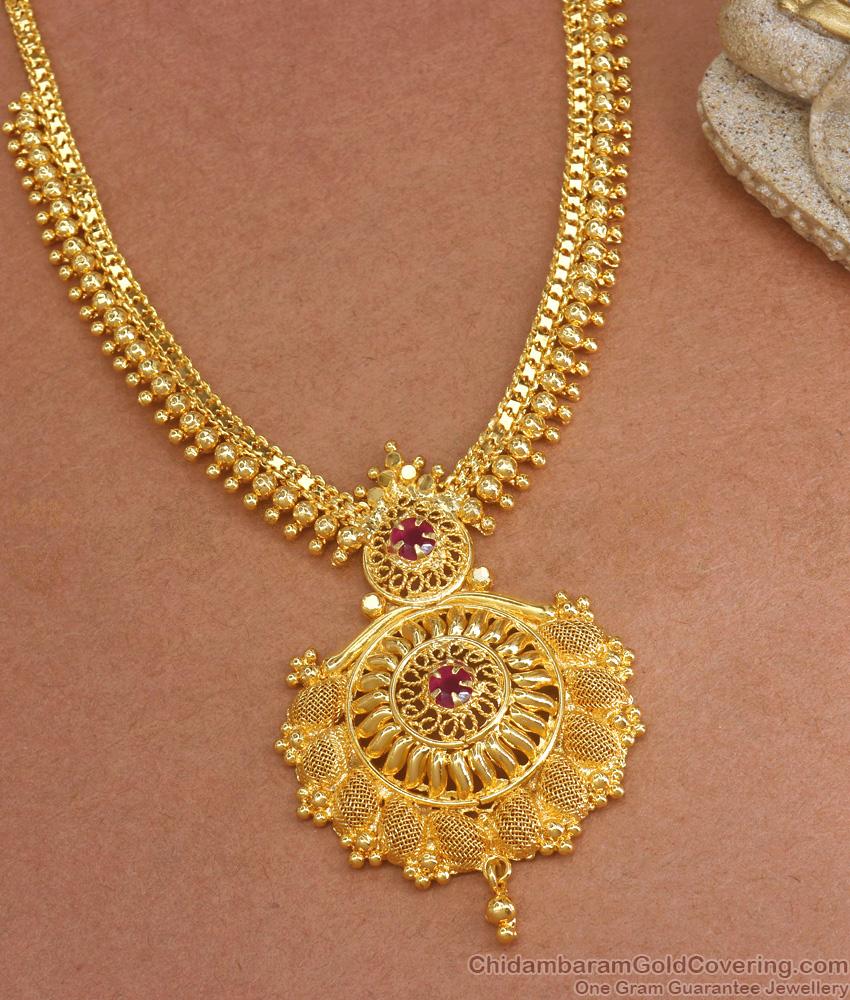 Net Pattern Gold Imitation Necklace Design Shop Online NCKN2998