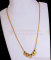 Black Beaded Lakshmi Coin Gold Imitation Necklace Shop Online NCKN3007