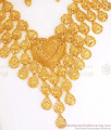 Grand Full Neck 2 Gram Gold Choker Necklace Bridal Collections Heart Design NCKN3018