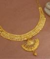 Stylish Two Gram Gold Necklace Chandabali Designs Shop Online NCKN3038