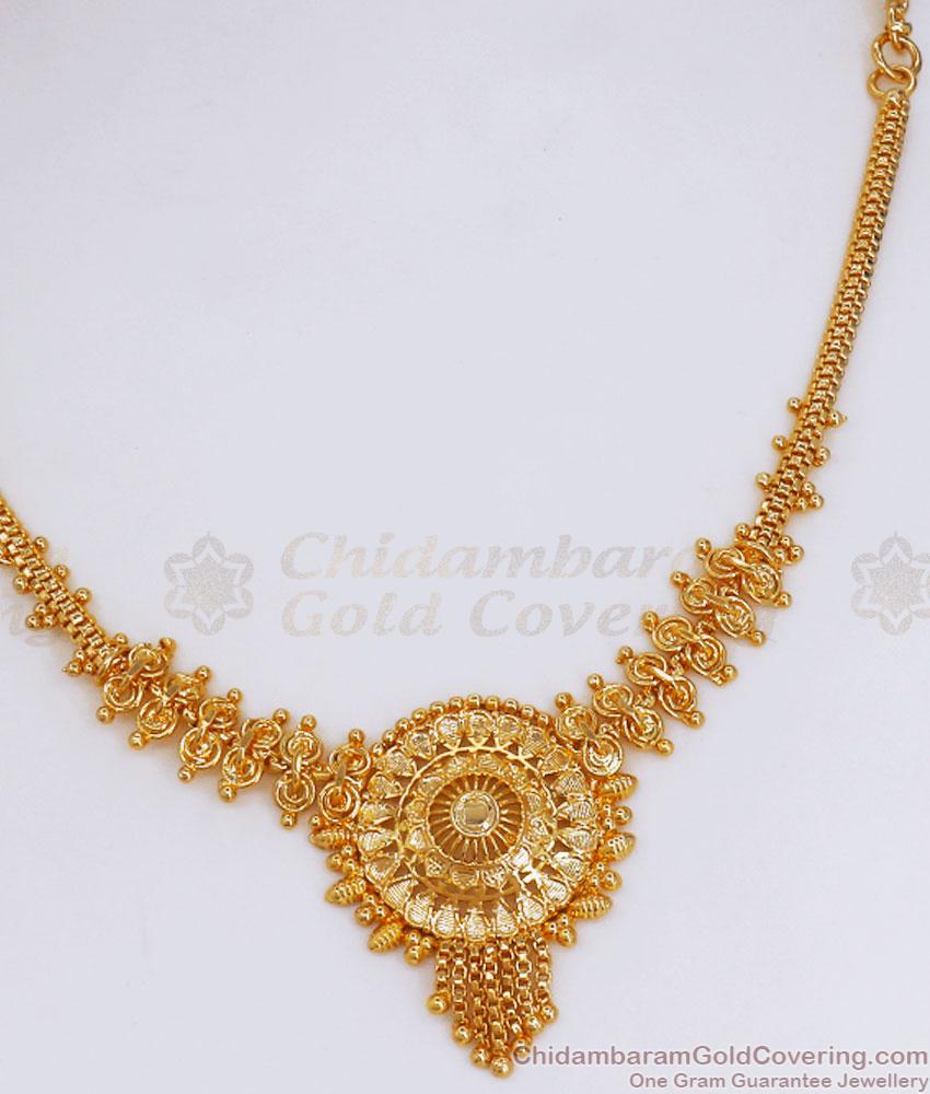 Buy Gold Plated Necklace Calcutta Pattern Online At Affordable Price NCKN3042