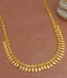 Buy Gold Imitation Necklace Mullaipoo Pattern Online NCKN3051 Buy Gold Imitation Necklace Mullaipoo Pattern Online NCKN3051