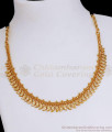 Buy Gold Imitation Necklace Mullaipoo Pattern Online NCKN3051