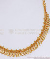 Buy Gold Imitation Necklace Mullaipoo Pattern Online NCKN3051