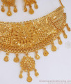 High on Fashion Close Neck Forming Gold Choker Necklace Bridal Collections NCKN3074