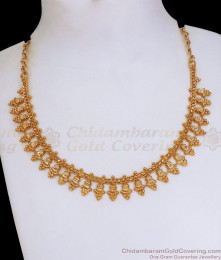 One Gram Gold Kerala Necklace Bridal Collections NCKN3076 One Gram Gold Kerala Necklace Bridal Collections NCKN3076