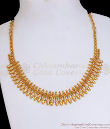 Traditional Kerala Gold Plated Necklace Floral Bridal Collections Shop Online NCKN3081 Traditional Kerala Gold Plated Necklace Floral Bridal Collections Shop Online NCKN3081