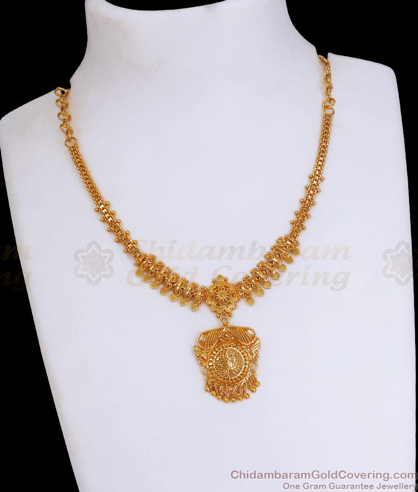 Affordable Gold Imitation Necklace Collections Occasional Wear NCKN3093