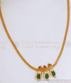 3 Petal Palakka Stone Gold Kerala Nagapadam Necklace Collections Shop Online NCKN3095