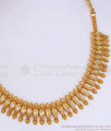 Latest Big Leaf Gold Kerala Necklace Designs Shop Online NCKN3108