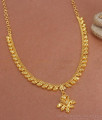 Calcutta Gold Tone Necklace Floral Design Close Neck Collections NCKN3109