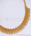 Grand Kerala Bridal Gold Imitation Necklace Mullaipoo Designs NCKN3112