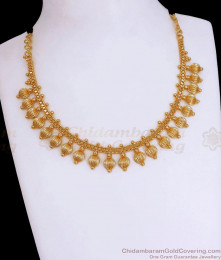 Traditional One Gram Gold Necklace Ball Designs Kerala Jewelry Shop Online NCKN3113 Traditional One Gram Gold Necklace Ball Designs Kerala Jewelry Shop Online NCKN3113