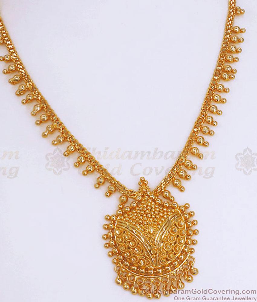 Buy Gold Beads Necklace Kerala Design Bridal Jewelry NCKN3114