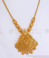 Lakshmi Plain Gold Plated Necklace Earring Combo Shop Online NCKN3120