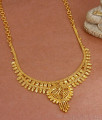 Trendy One Gram Gold Calcutta Necklace Floral Designs NCKN3121
