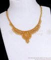 Trendy One Gram Gold Calcutta Necklace Floral Designs NCKN3121