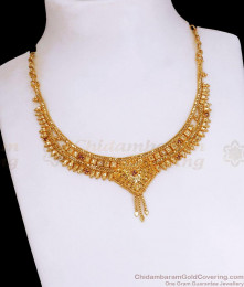 Vintage Look Ruby White Stone Gold Kolkata Necklace Jewelry Collections NCKN3123 Vintage Look Ruby White Stone Gold Kolkata Necklace Jewelry Collections NCKN3123