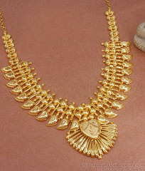 Grand Kerala Gold Bridal Necklace Designs Shop Online NCKN3136 Grand Kerala Gold Bridal Necklace Designs Shop Online NCKN3136