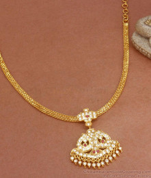 Real Impon Panchaloha Attigai Necklace Swan Dollar Designs NCKN3142 Real Impon Panchaloha Attigai Necklace Swan Dollar Designs NCKN3142