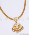 Real Impon Panchaloha Attigai Necklace Swan Dollar Designs NCKN3142