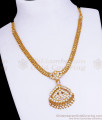 Latest Full White Gati Stone Impon Necklace Collections Shop Online NCKN3143