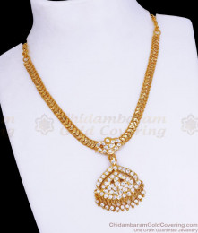 Latest Full White Gati Stone Impon Necklace Collections Shop Online NCKN3143 Latest Full White Gati Stone Impon Necklace Collections Shop Online NCKN3143