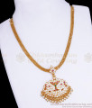 Preimium Impon Necklace Swan Designs Multi Gati Stone Collections NCKN3146