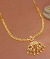 Bridal Impon Panchaloha Necklace Ruby White Gati Stone Jewelry NCKN3148