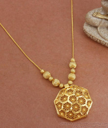 New Arrival Gold Plated Necklace Plain Designs Function Wear NCKN3151