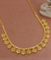 Close Neck 1 Gram Gold Necklace Bridal Collections Heart Designs NCKN3152