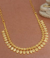 1 Gram Gold Necklace Leaf Designs Festive Collections Shop Online NCKN3159
