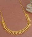 New Model Gold Plated Necklace Kerala Bridal Mullai Collections NCKN3162