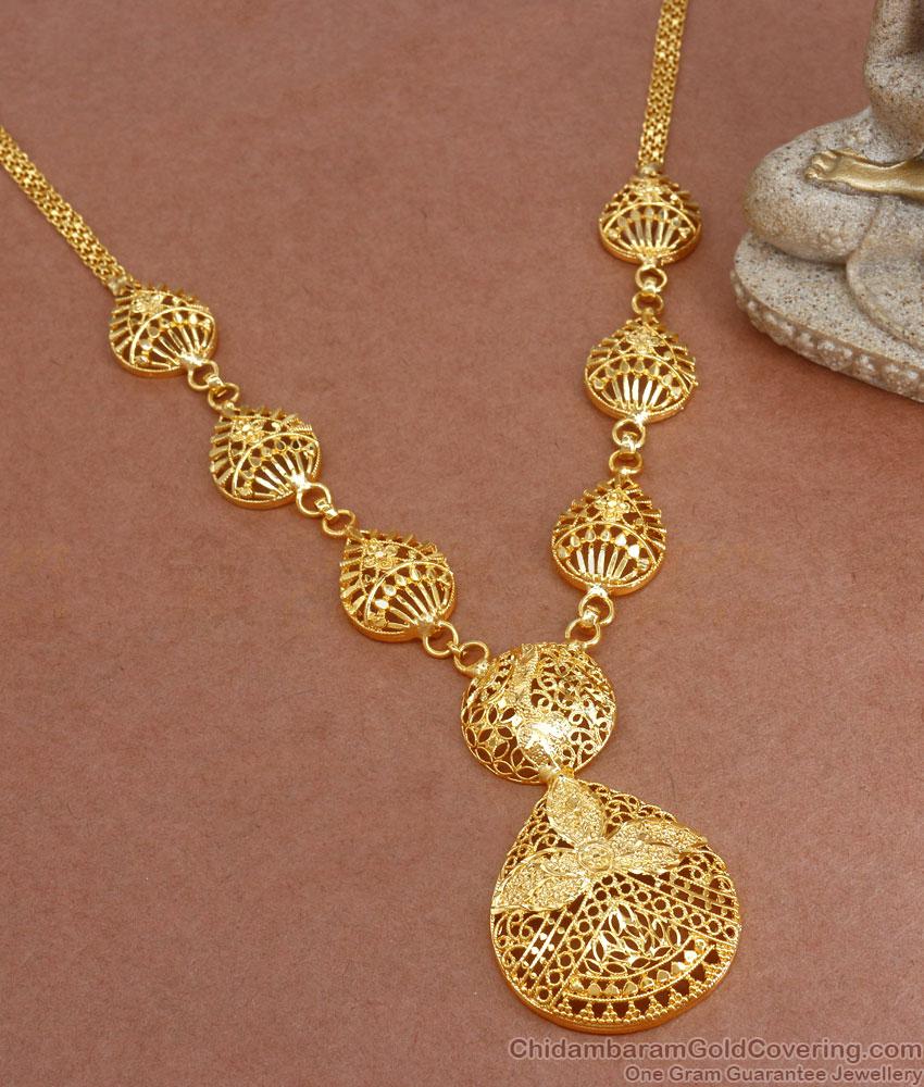 New Arrivals One Gram Gold Necklace Arabic Designs Shop Online NCKN3169