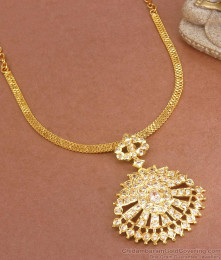 Premium Impon Gold Necklace With White Gati Stone Designs NCKN3172 Premium Impon Gold Necklace With White Gati Stone Designs NCKN3172