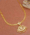 Traditional 5 Metal Necklace Close Neck Impon Designs NCKN3174