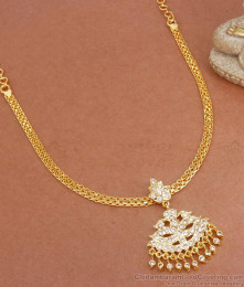 Double Swan Impon Necklace White Gati Stone Collections NCKN3175 Double Swan Impon Necklace White Gati Stone Collections NCKN3175