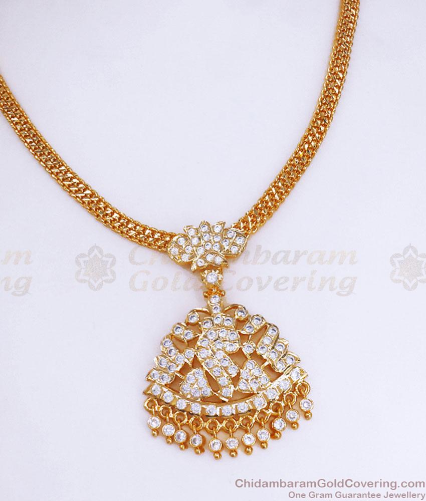 Real Impon Panchaloha Necklace Attigai Collections NCKN3176