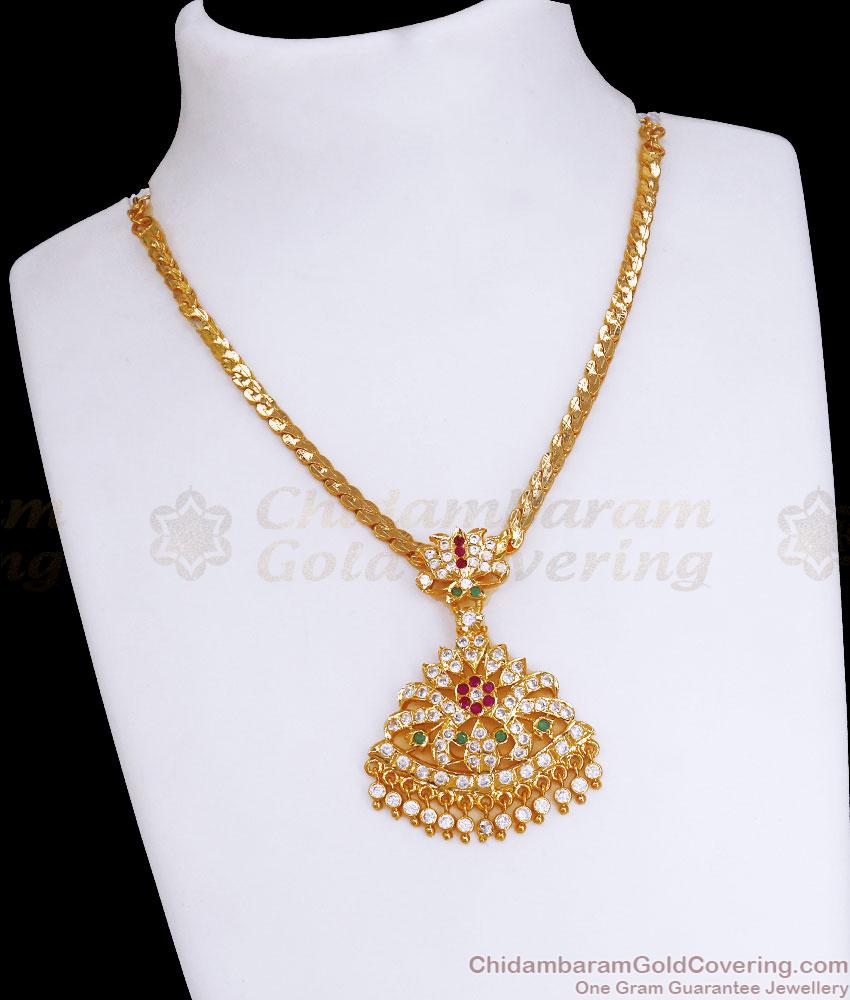 Unique 5 Metal Panchaloha Necklace Impon Attigai Collections Shop Online NCKN3179