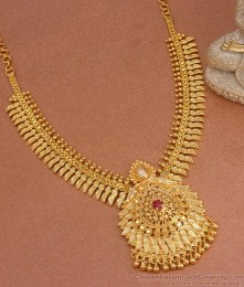 Grand Look 1 Gram Gold Plated Necklace Womens Bridal Designs NCKN3208 Grand Look 1 Gram Gold Plated Necklace Womens Bridal Designs NCKN3208