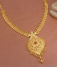 Stylish Gold Imitation Necklace Designs With Ruby Stone NCKN3216 Stylish Gold Imitation Necklace Designs With Ruby Stone NCKN3216