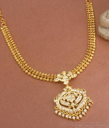 New White Stone Peacock Pendant Impon Necklace Designs NCKN3219 New White Stone Peacock Pendant Impon Necklace Designs NCKN3219