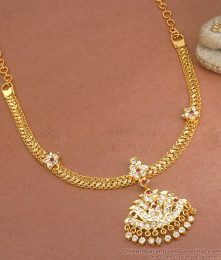 Premium 5 Metal Impon Attigai Lotus Designs NCKN3235 Premium 5 Metal Impon Attigai Lotus Designs NCKN3235