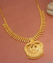 Lakshmi Design Pure Gold Tone Necklace Mullaipoo Bridal Collection NCKN3248 Lakshmi Design Pure Gold Tone Necklace Mullaipoo Bridal Collection NCKN3248