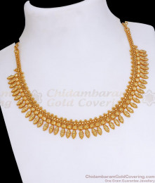 Kerala Mullaiarumbu Gold Plated Necklace Women Fashions NCKN3265 Kerala Mullaiarumbu Gold Plated Necklace Women Fashions NCKN3265