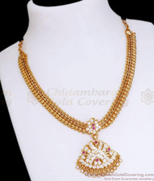 South Indian Bridal Impon Mango Necklace NCKN3280 South Indian Bridal Impon Mango Necklace NCKN3280