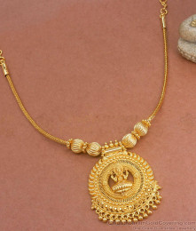 Real Gold Design Lakhsmi Necklace Shop Online NCKN3311