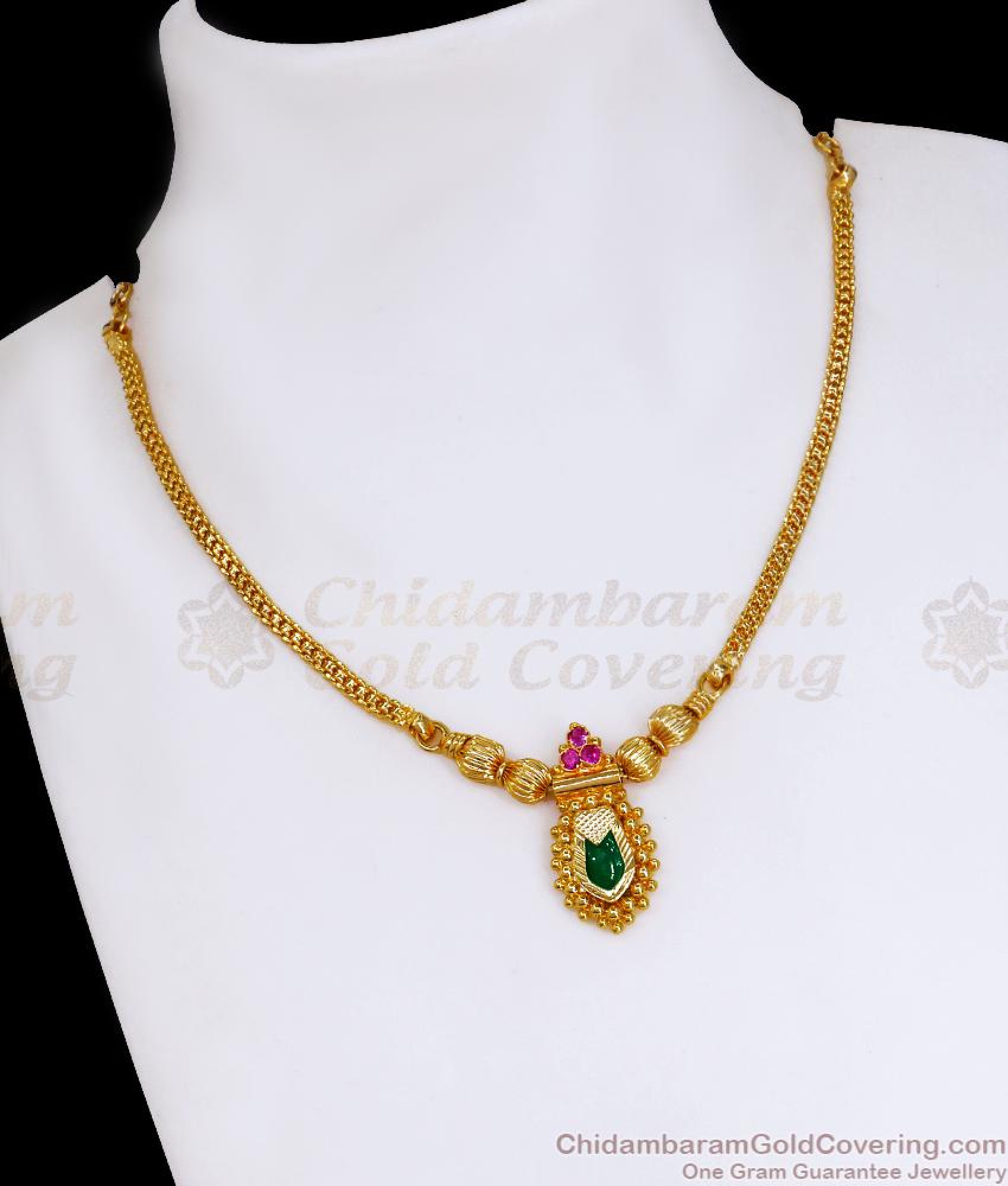 elegant-single-nagapadam-gold-necklace-onam-collections-nckn3320