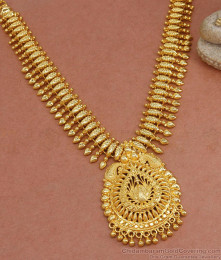 Premium One Gram Gold Necklace Wedding Jewelry For Bride NCKN3374