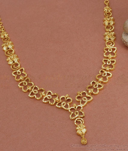 Simple gold neck piece on sale